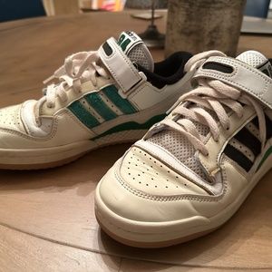 Adidas Forum Low, Size 9 Mens, 84' Black/Green